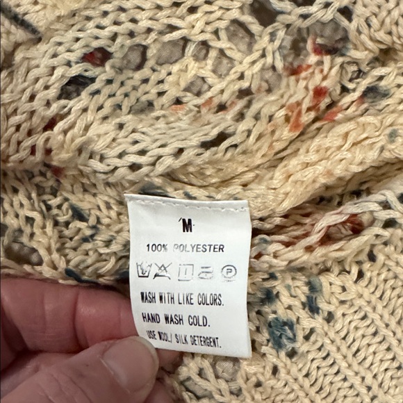 Floral Off-the-Shoulder Sweater - Cream - Picture 2 of 5